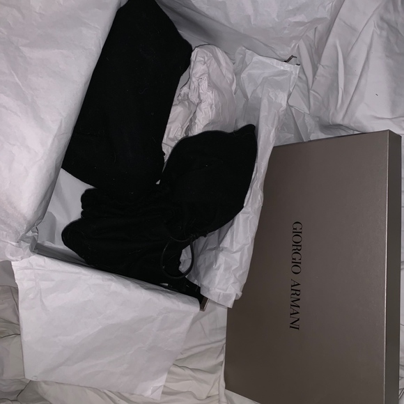 Giorgio Armani high heel sandals sz 38 - Picture 4 of 7